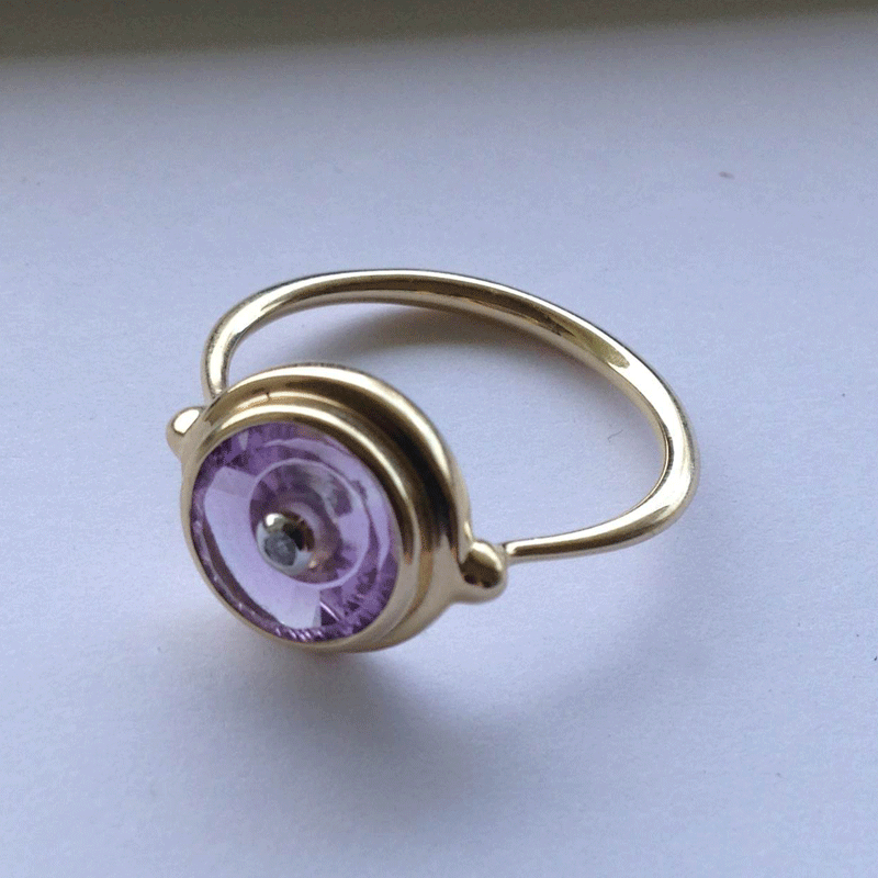 Amethyst Sun RIng